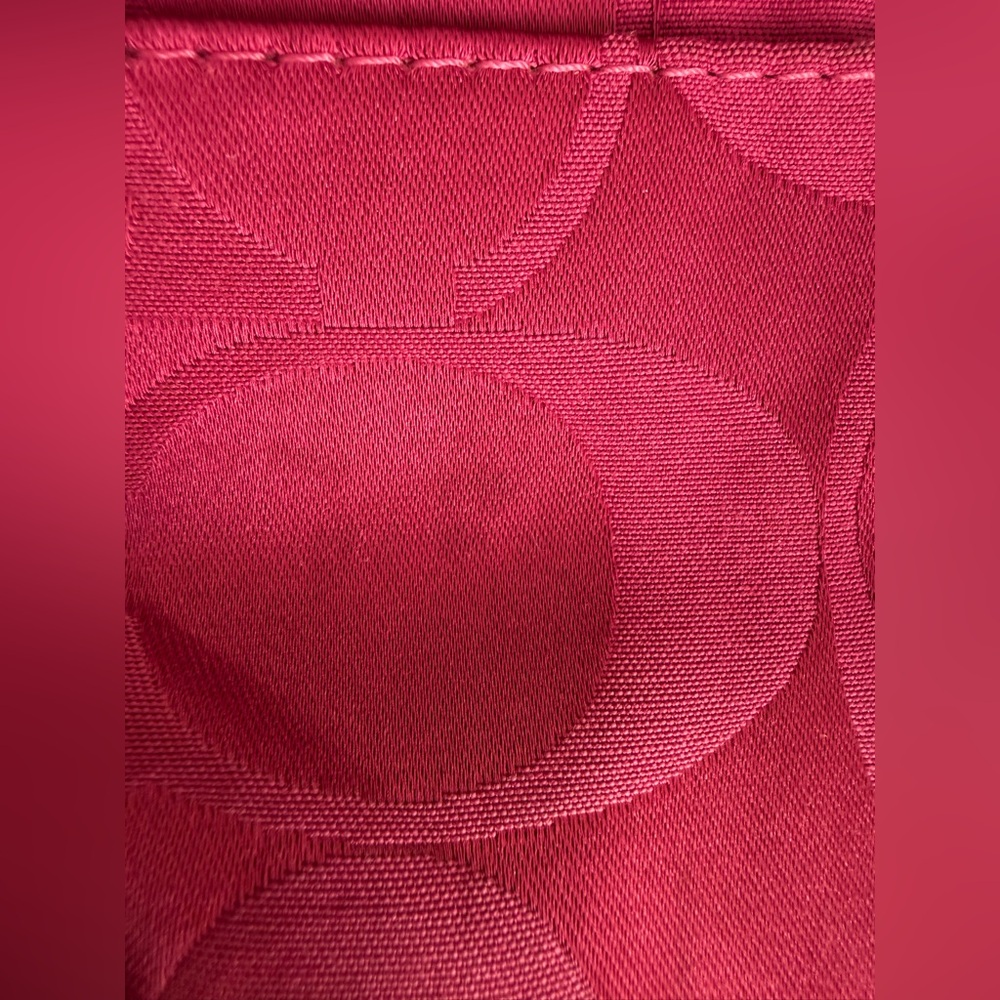 Y2K Coach Peyton Signature Pink Flap Shoulder Bag 14504 - Picture 11 of 16